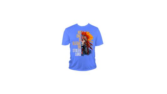 NO ONE IS ILLEGAL ON STOLEN LAND T-SHIRT