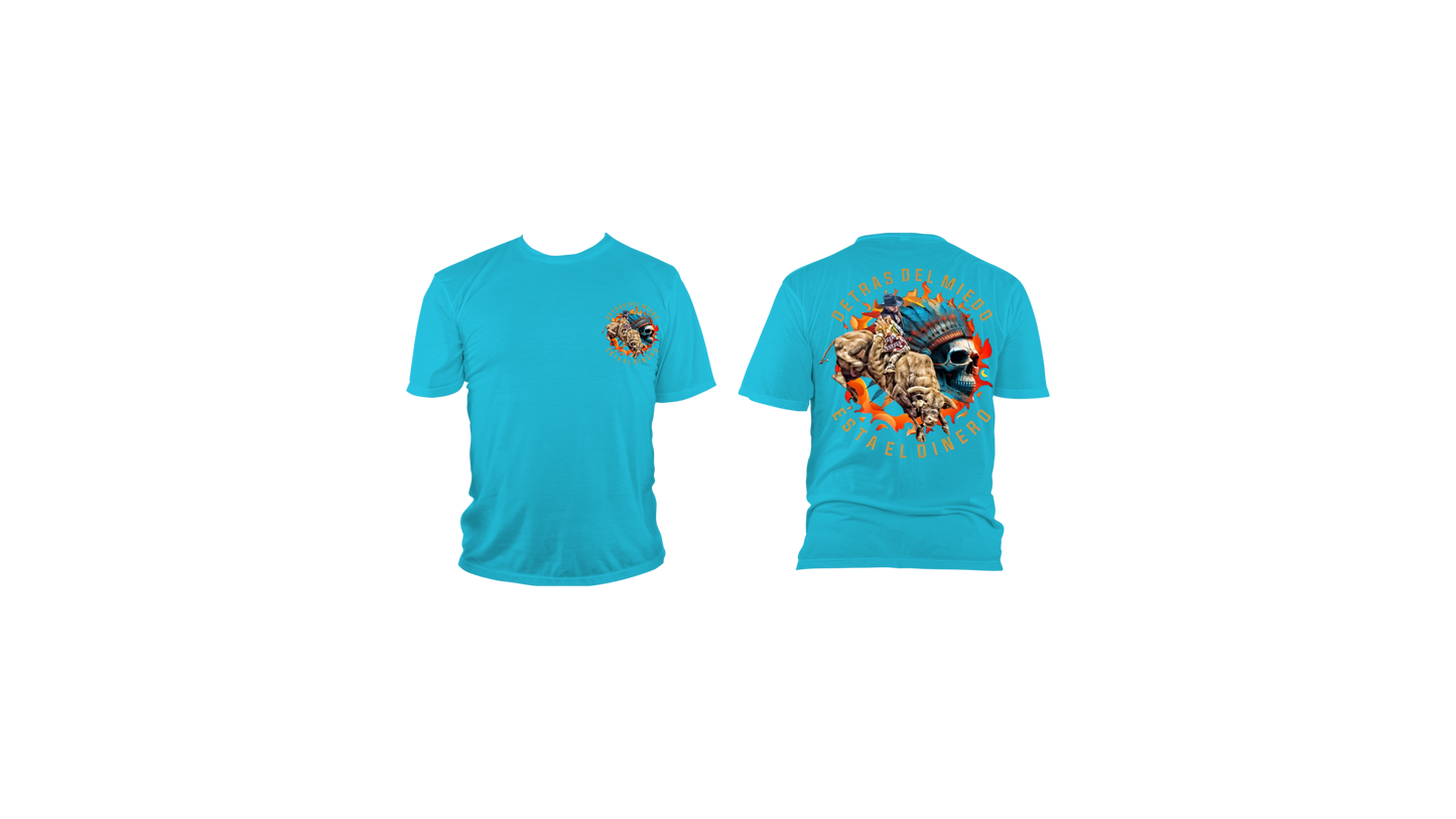 DETRAS DEL MIEDO ESTA EL DINERO -T-SHIRT