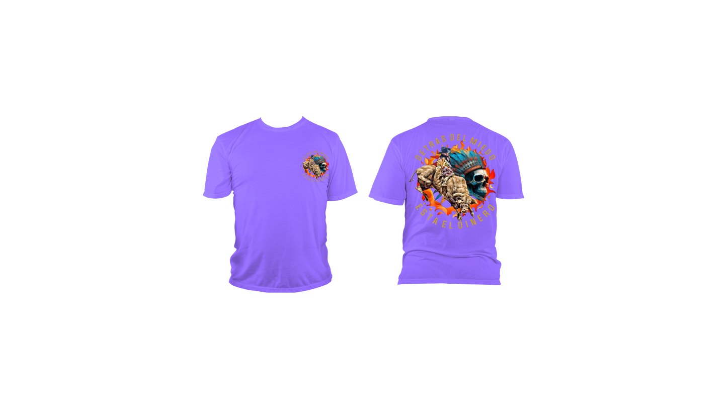 DETRAS DEL MIEDO ESTA EL DINERO -T-SHIRT